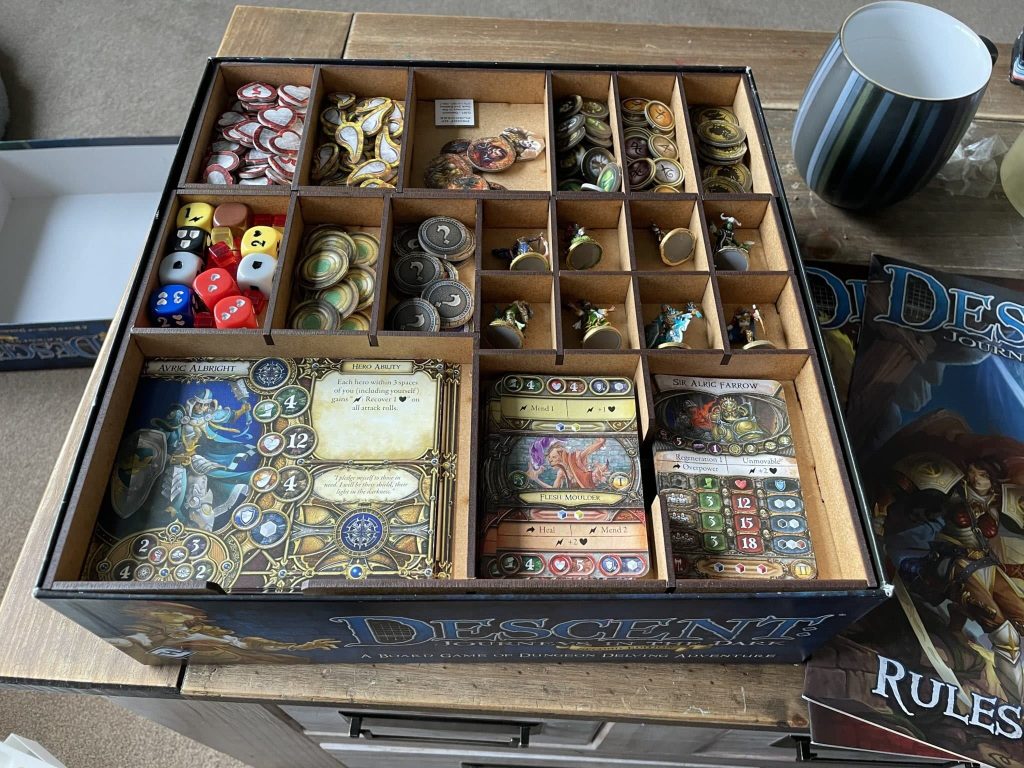 Top tray of the Feldherr Box Organiser