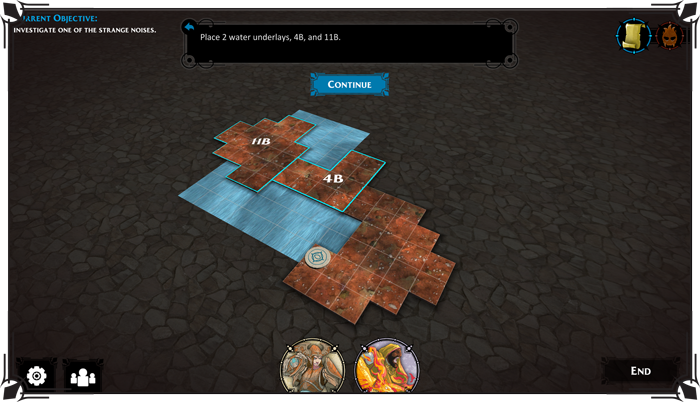 App map layout Legends of the Dark, Descent