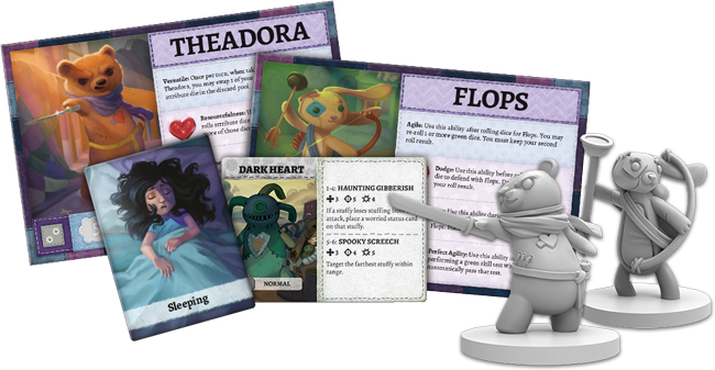 Stuffed Fables Character Cards