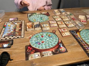 During play with the broken token insert for Quacks of Quedlinburg