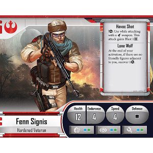 Fenn Signis Hero Card from Imperial Assault