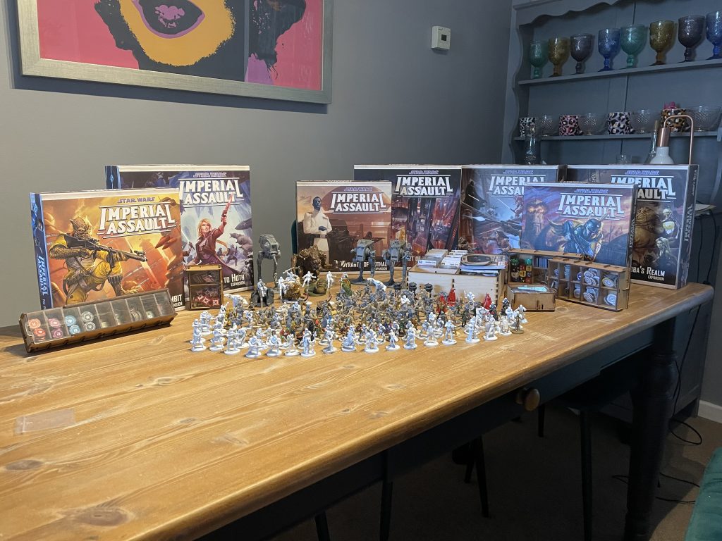 Star Wars Imperial Assault Complete Collection on the table in one go