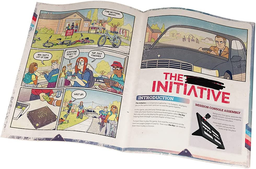 The Initiative comic book showing you how to play the game