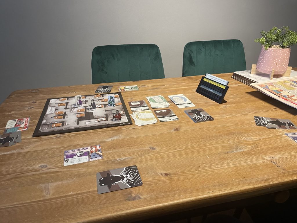 Set up for a game of The Initiative