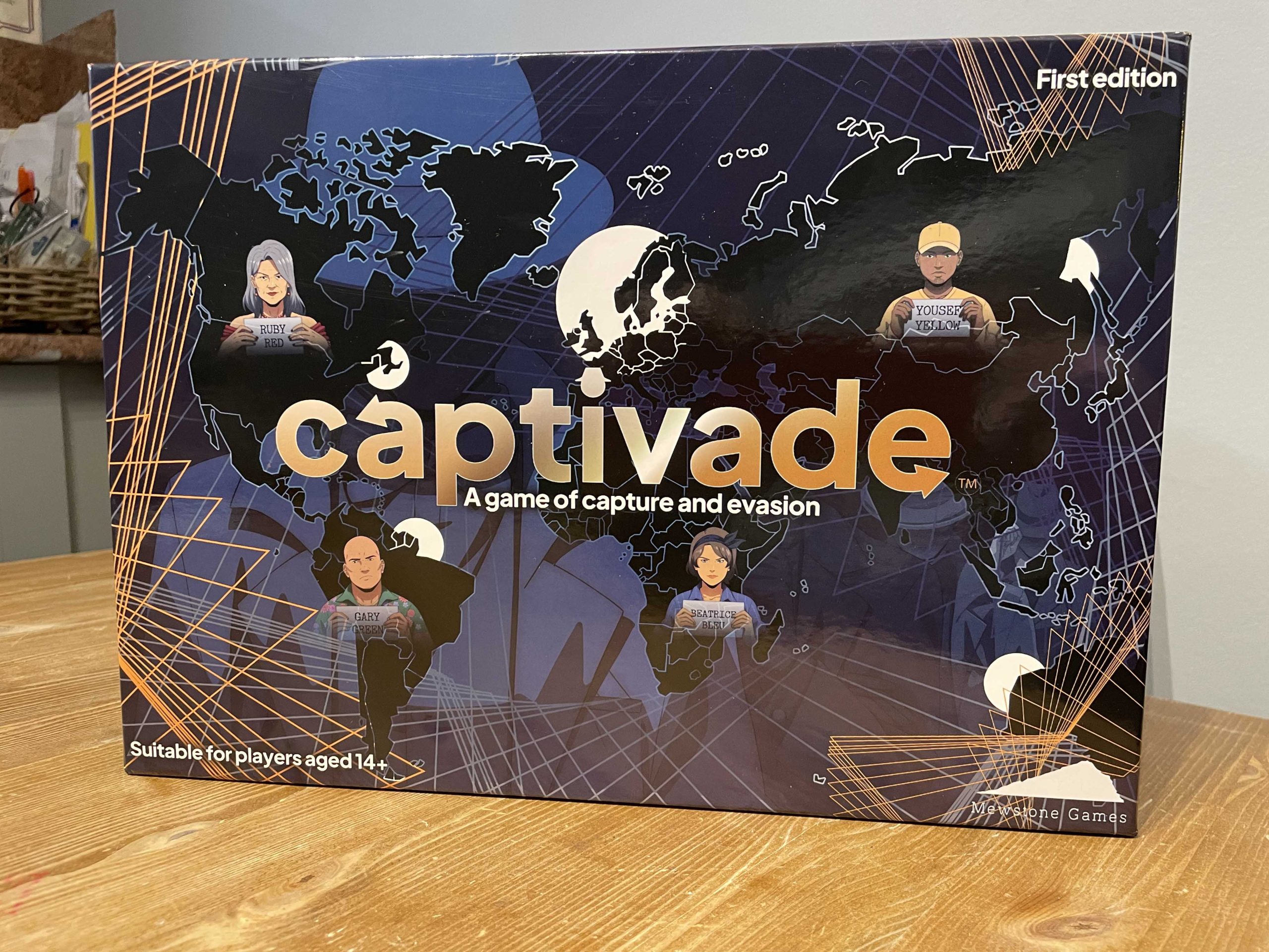 Captivade Board Game Box