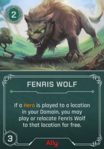 Fenris, Helas Wolf from Marvel Villainous