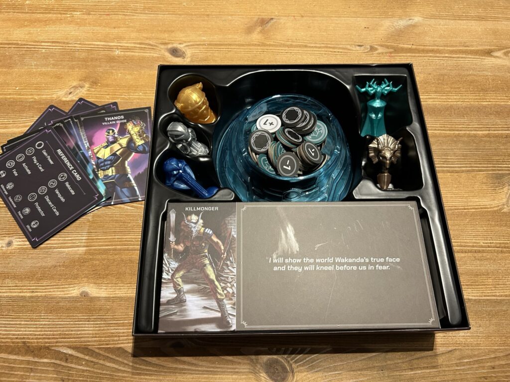 Nice and Neat little Marvel Villainous box inside