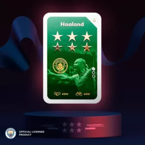 Haaland Gold star card from Man City player pack superclub expansion