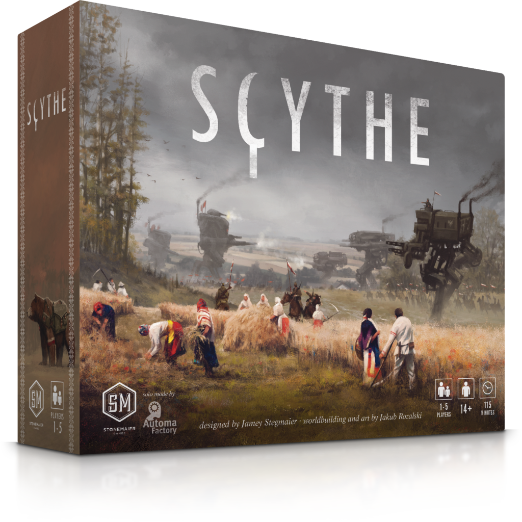 Scythe Stonemaier games Stonemayer, stonemayor games stonemaiere games