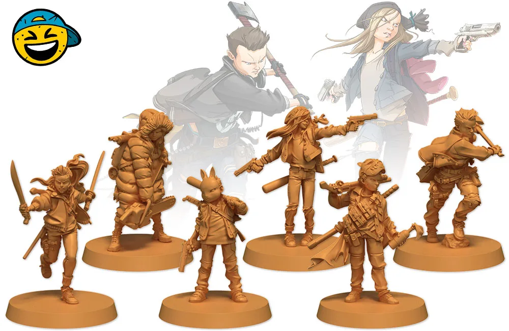 Kids, there are child heroes in Zombicide 2nd edition